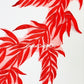 Red Vine/Leaf Embroidered Applique