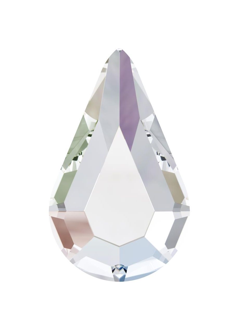 Crystal AB - Pear Flatback
