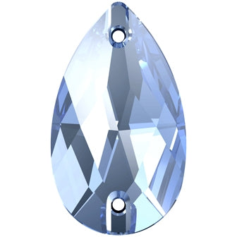 Swarovski Pear Sew-On Stone #3230 Lt Sapphire