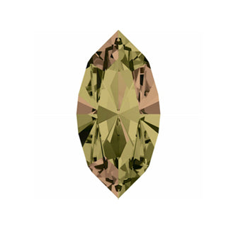 Iridescent Green - Navette Fancy Stone #4228