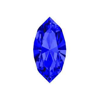 Majestic Blue - Navette Fancy Stone #4228
