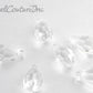 Swarovski Drop Pendant #6000 - Crystal - 11 x 5.5mm - 12 pieces per bag