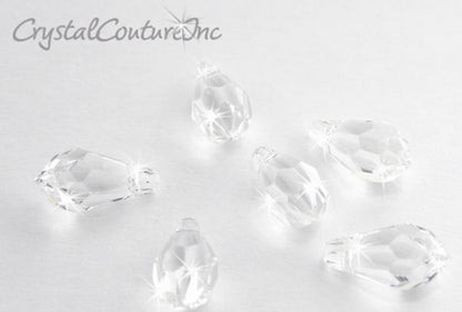 Swarovski Drop Pendant #6000 - Crystal - 11 x 5.5mm - 12 pieces per bag