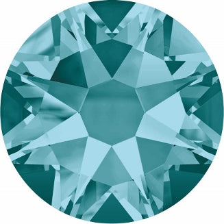 Swarovski 2088 Rhinestone Blue Zircon Tube