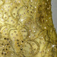 Brown Lace Overlay with Ivory Leotard - Swarovski Rhinestones