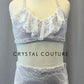 Pale Lavender Lace Two Piece with Half Skirt