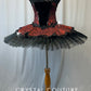Black and Red Lace Platter Tutu with Fringe Sleeves