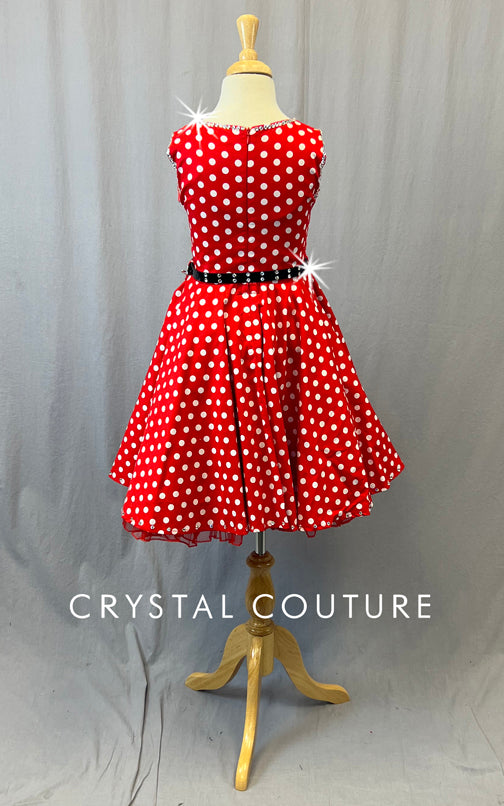 Wallis red 2024 polka dot dress