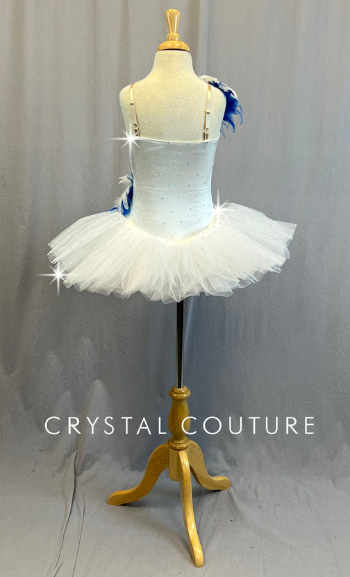 White Feather Tutu Dress