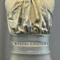 Custom Gold and Silver Two Piece Ruched Slit Front Top
