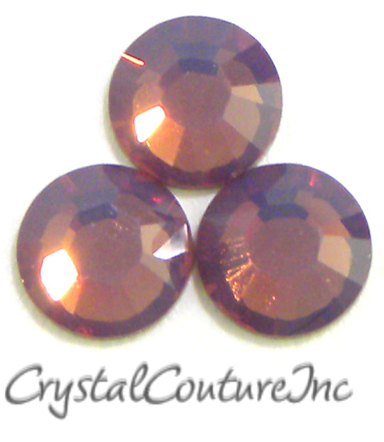 Swarovski 2058 Rhinestone Cyclamen Opal Tube