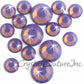 Swarovski 2058 Rhinestone Cyclamen Opal Tube