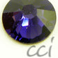 Swarovski 2058 Rhinestone Purple Velvet Tube