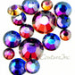 Swarovski 2058 Rhinestone Volcano Crystal Tube