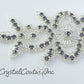 Black Diamond Beaded/Rhinestone Applique #1