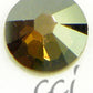 Swarovski 2058 Rhinestone Bronze Shade Tube