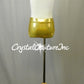 Custom Shimmery Gold Connected 2 Piece Top and Trunk